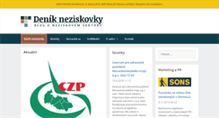 Desktop Screenshot of denikneziskovky.cz